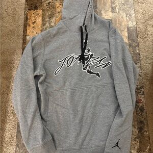 Jordan Men's Grey Hoodie